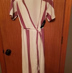 Lulus wrap maxi dress